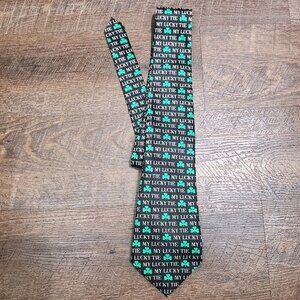 My lucky tie four leaf clover tie vintage